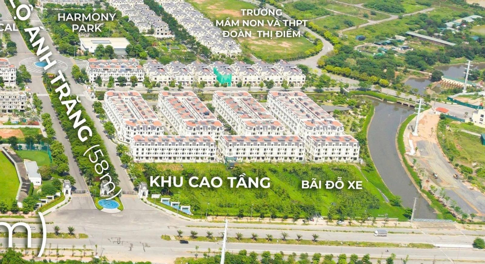 Còn duy nhất 1 căn liền kề 3 mặt tiền 135m2 - trả trước 13.4tỷ - nhận nhà kinh doanh được ngay