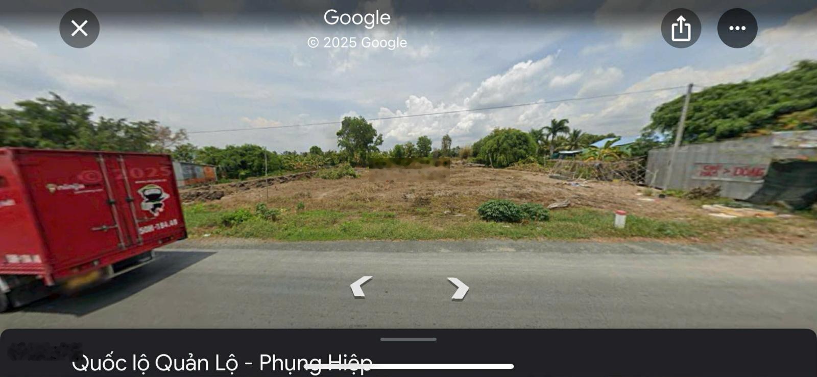 Bán đất MT Quản Lộ Phụng Hiệp gần cầu Chủ Chí, gần 2000m², sổ riêng, đường nhựa rộng đẹp
