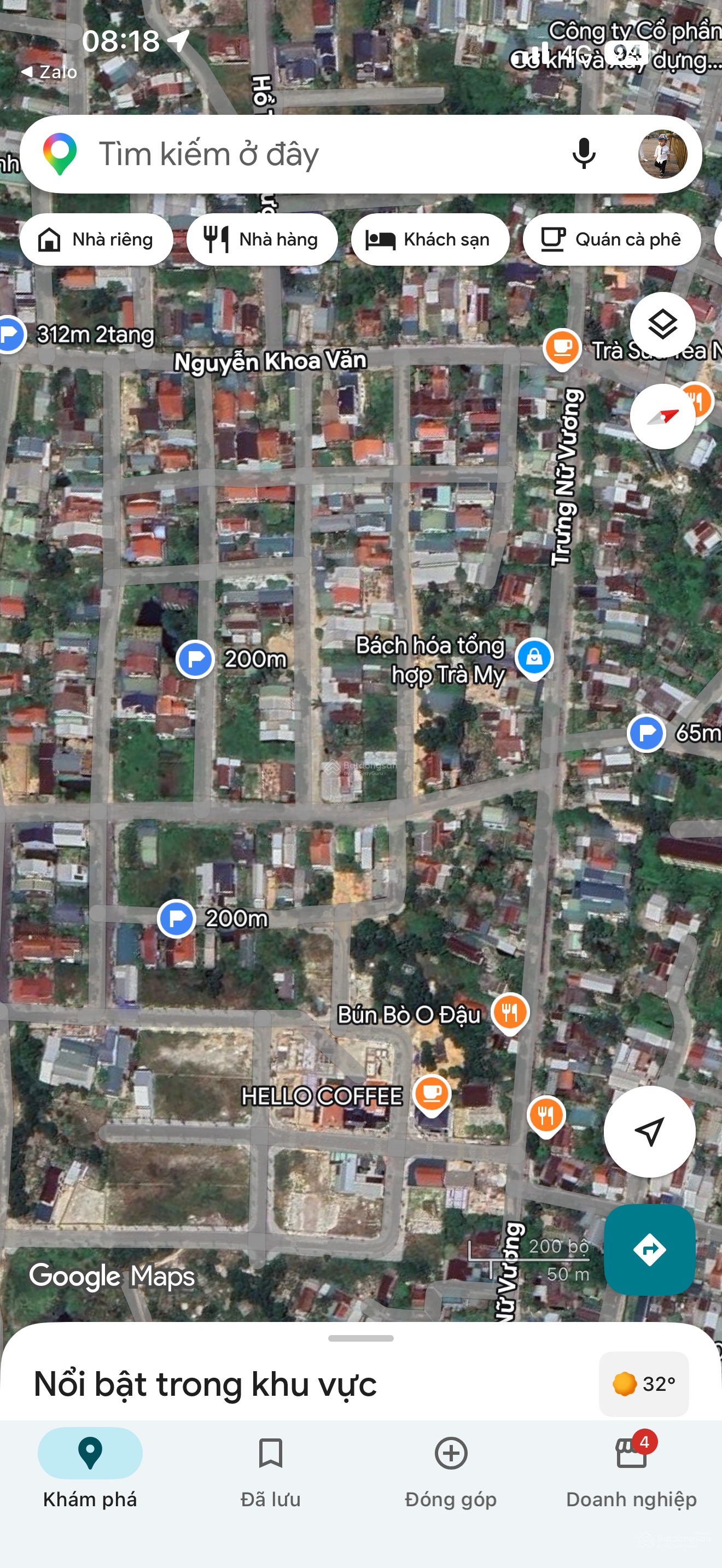 200m2 - KQH Nguyễn Khoa Văn, đất đẹp sạch sẽ