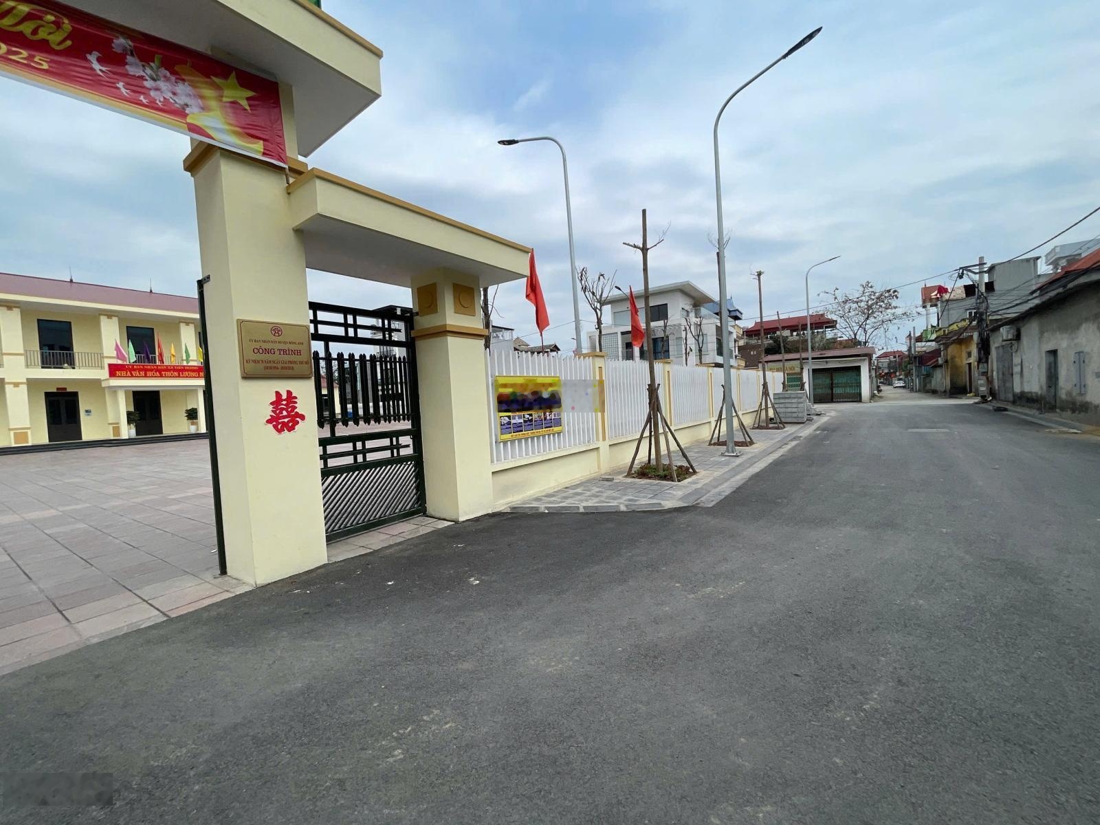 Á hậu 52m đất sát thị trấn, nhà văn hóa, sát ql3, lương nỗ, xã phúc thịnh.hn. diện tích: 52m²