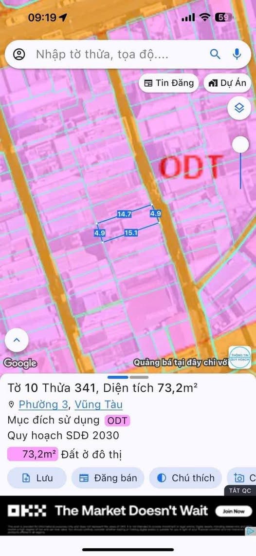 Cần bán gấp lô đất khu vực trung tâm Vũng Tàu, giá 6.7 tỷ