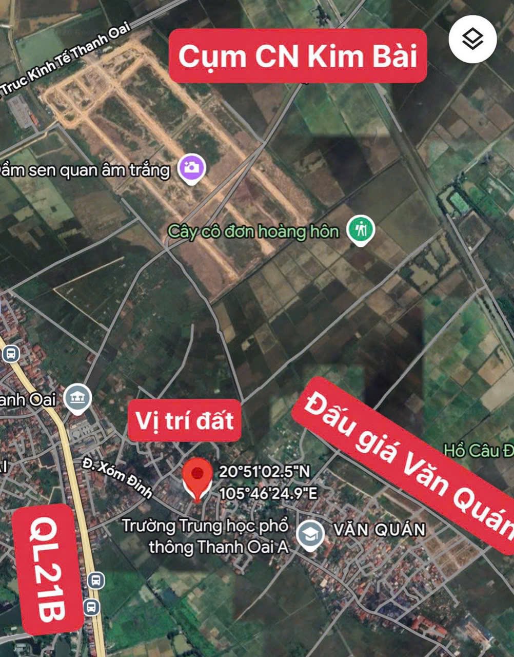 Siêu phẩm lô góc 2 mặt tiền – trung tâm thị trấn Kim Bài