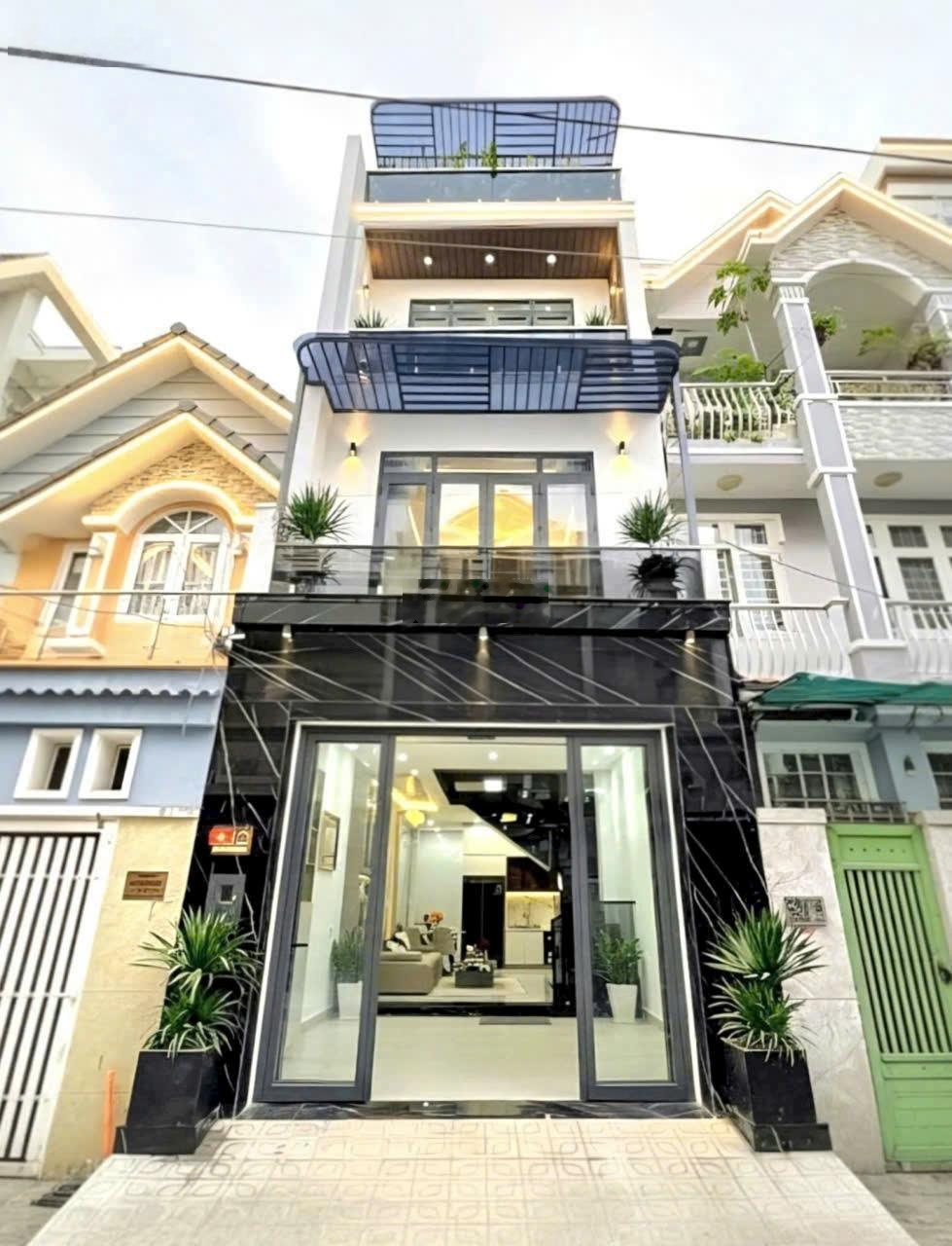 Bán nhà mặt tiền 83 đào tông nguyên, nhà bè, 4 tầng, 4pn, giá 7,55 tỷ