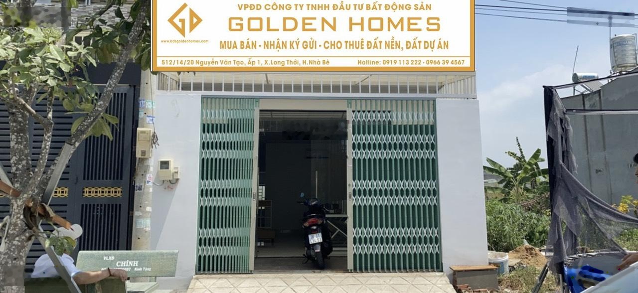 Bán nhà tự xây kiên cố móng băng, mặt tiền đường số 3, ngay đường vào KDC Bộ công an