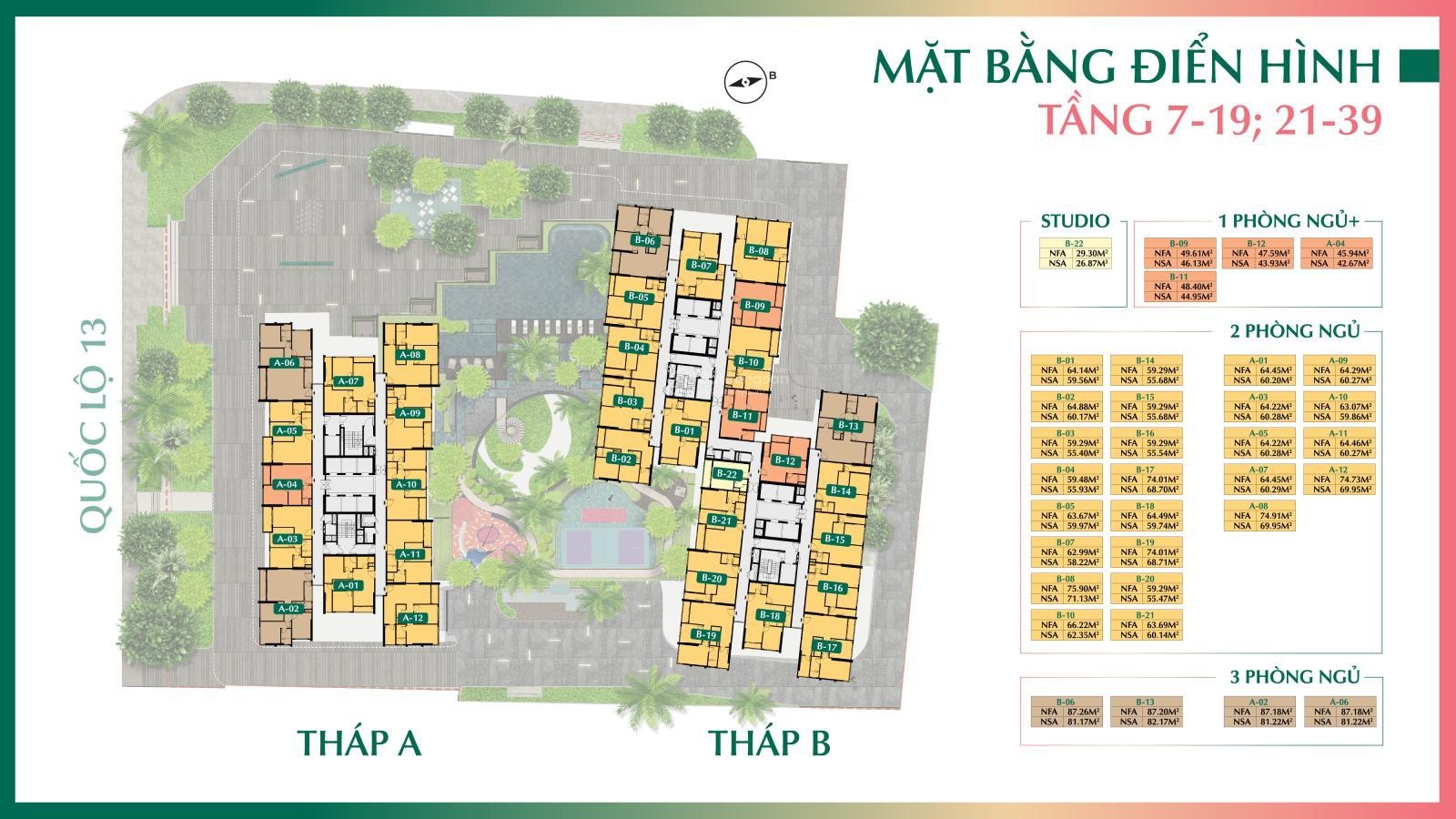 Bán căn hộ 1PN+ giá 2tỷ82 cách trung tâm TPHCM chỉ 30p di chuyển