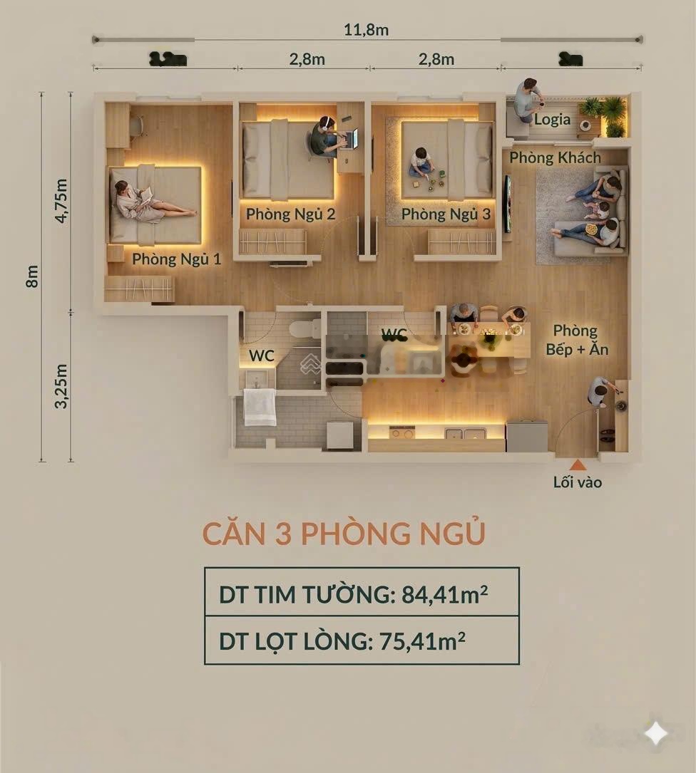 Nhà ở xã hội thanh toán 150tr nhận nhà full nội thất. Lãi suất cố định 5,4% trong 25 năm