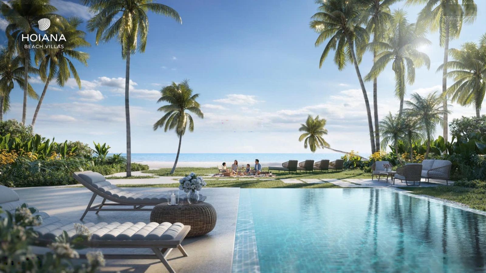 198 Căn Villa tại Resort HOIANA , Hoiana Beach Villas với quy mô 36,6ha chỉ cách phố cổ Hội An 15p