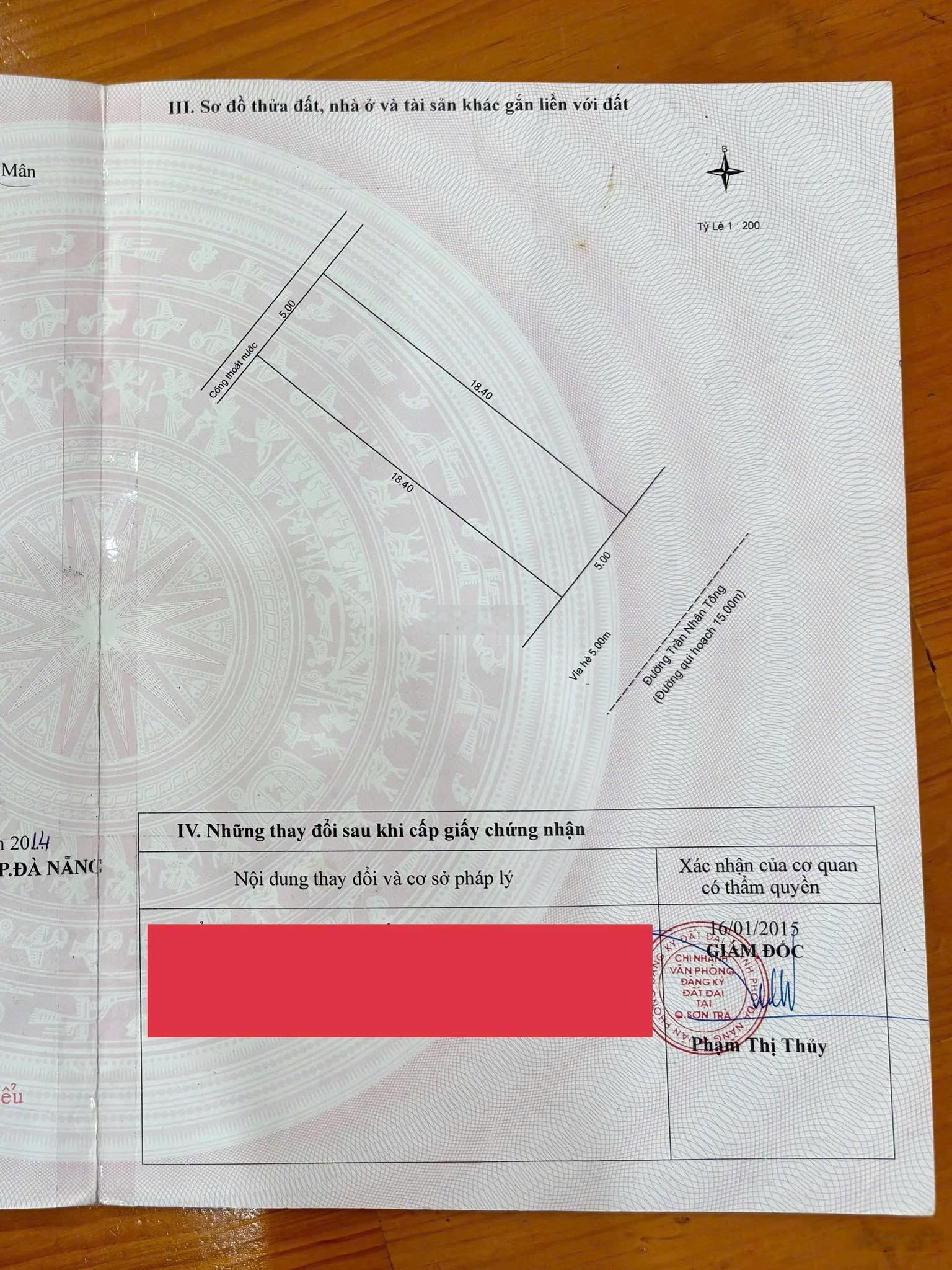 Bán nhanh lô Trần Nhân Tông trục 15m - 92m2 giá 11,1 tỷ O94.8O1.3OOO