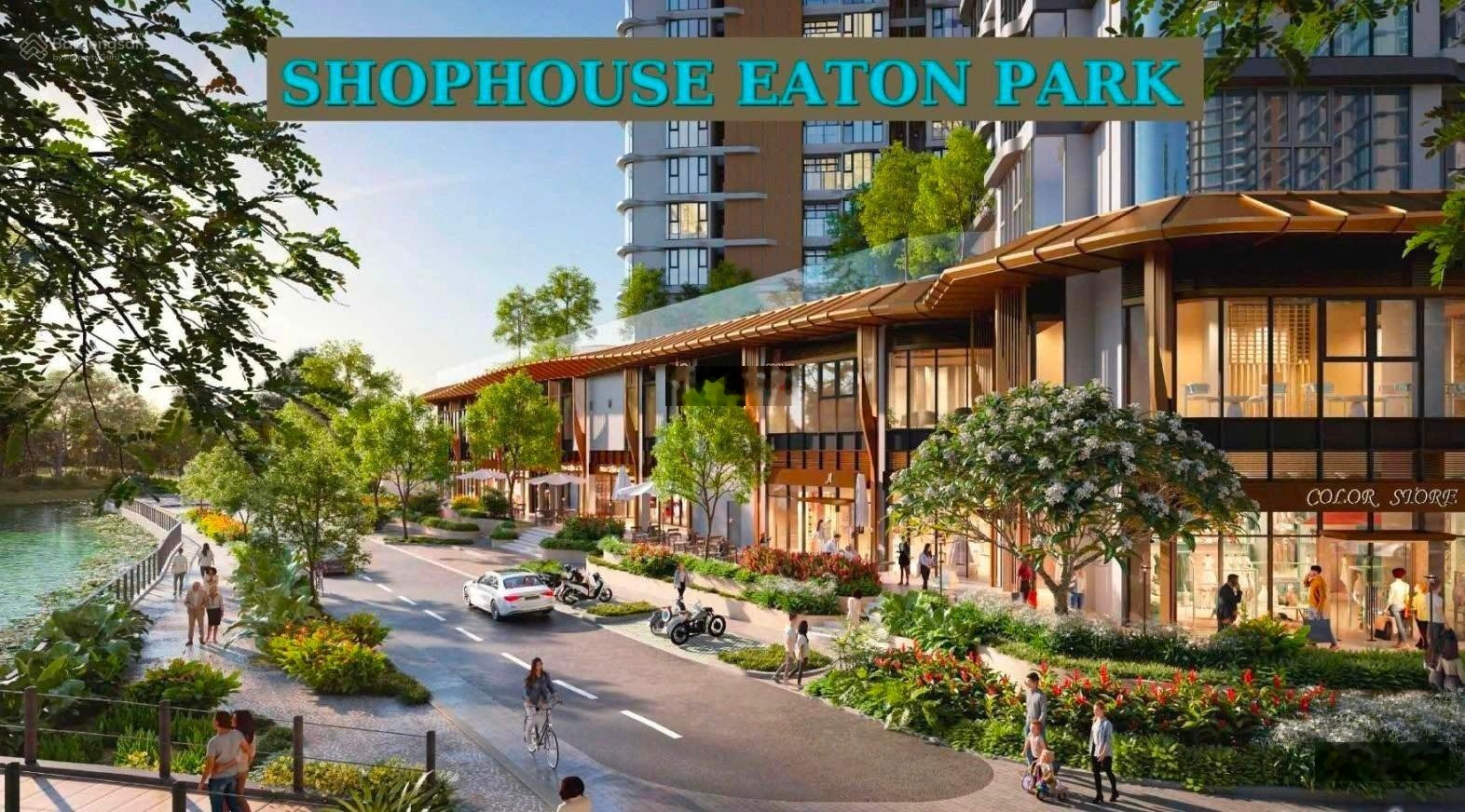 Bán shophouse căn góc - trục view chính diện công viên bờ sông, giá gốc ký HĐ trực tiếp Gamuda.