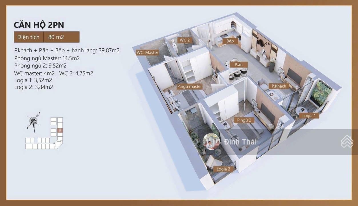 Mở bán quỹ CH 2-3PN Dự án Iconia Lakeside Tố Hữu giá 109tr/m2 Ck cao, LS 0% 30 Tháng, Miễn DV 5 năm