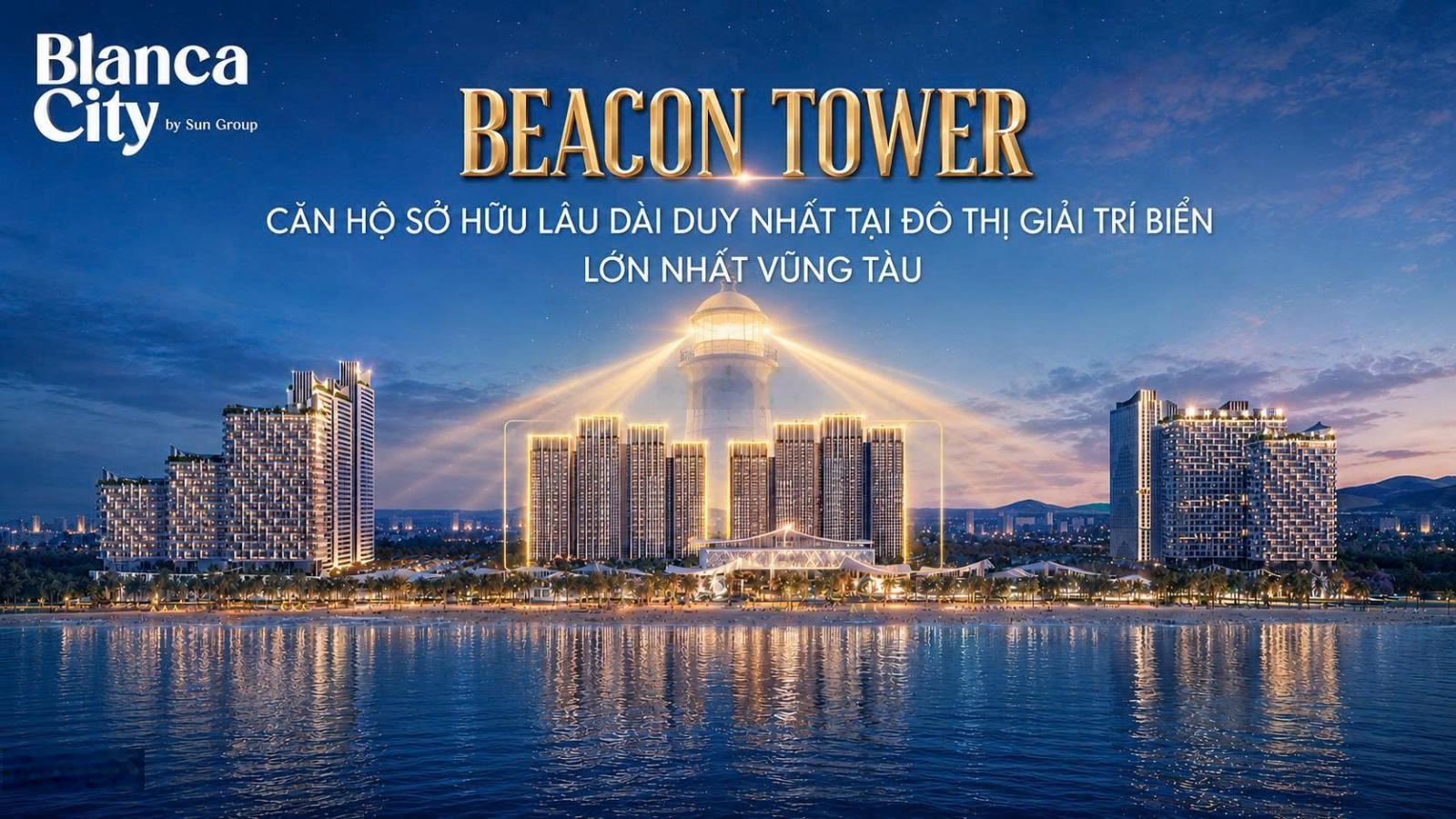 Căn hộ biển sở hữu lâu dài hiếm hoi tại Vũng Tàu - Beacon Tower. Chỉ từ 2,1 tỷ/căn. LH 0777066878