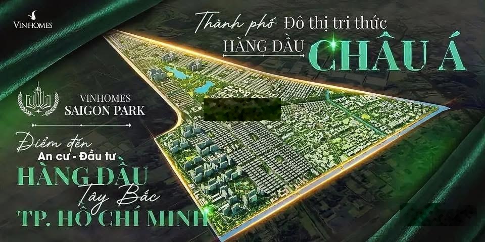 Đại đô thị Vinhomes Saigon Park tâm điểm cửa ngõ Tây Bắc TP.HCM - giữ chỗ ngay 0939978833