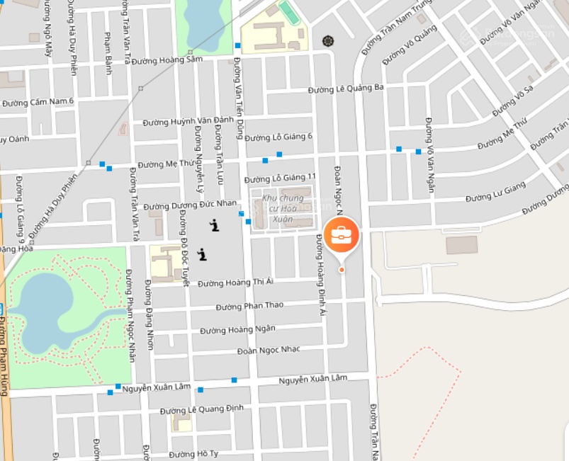 Bán lô đất đẹp đường đoàn ngọc nhạc (7m5) hoà xuân sát văn tiến dũng