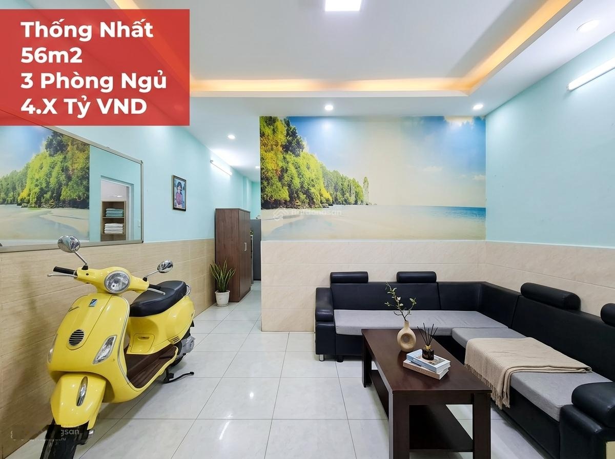 Bán nhà Thống Nhất, quận Gò Vấp - 56m2 - Ngang 4.8M - Chỉ 4.X tỷ còn TL