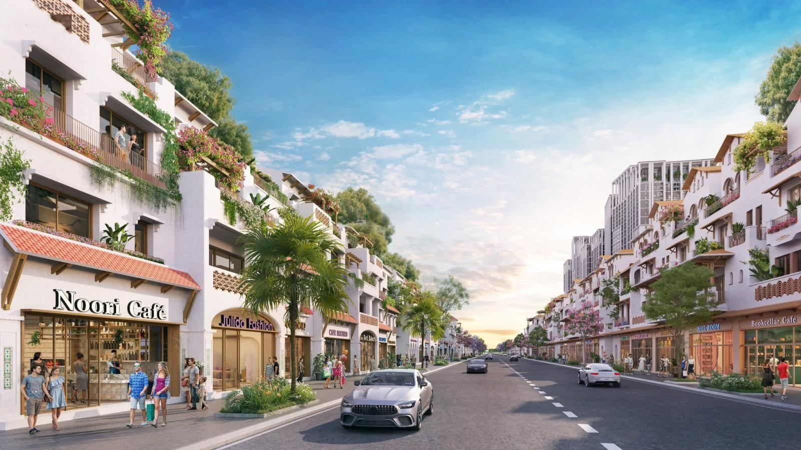 Căn casa townhouse góc mảng xanh hàng hiếm tại dự án blanca city - sun group vũng tàu