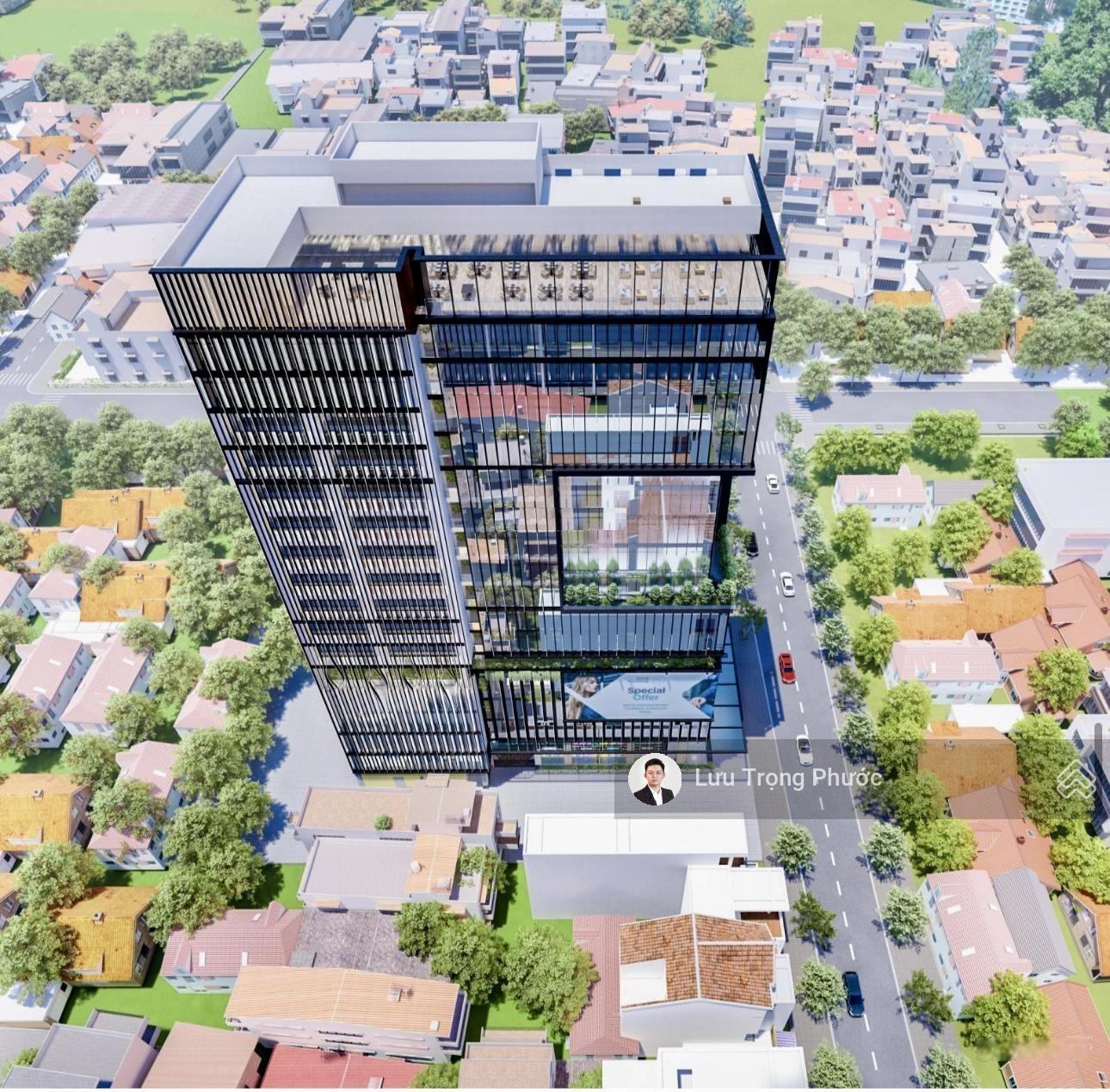 Bán đất đường Thái Phiên, Đà Nẵng, 1268.6m2, 20 tầng căn hộ văn phòng, 287.7 triệu/m2