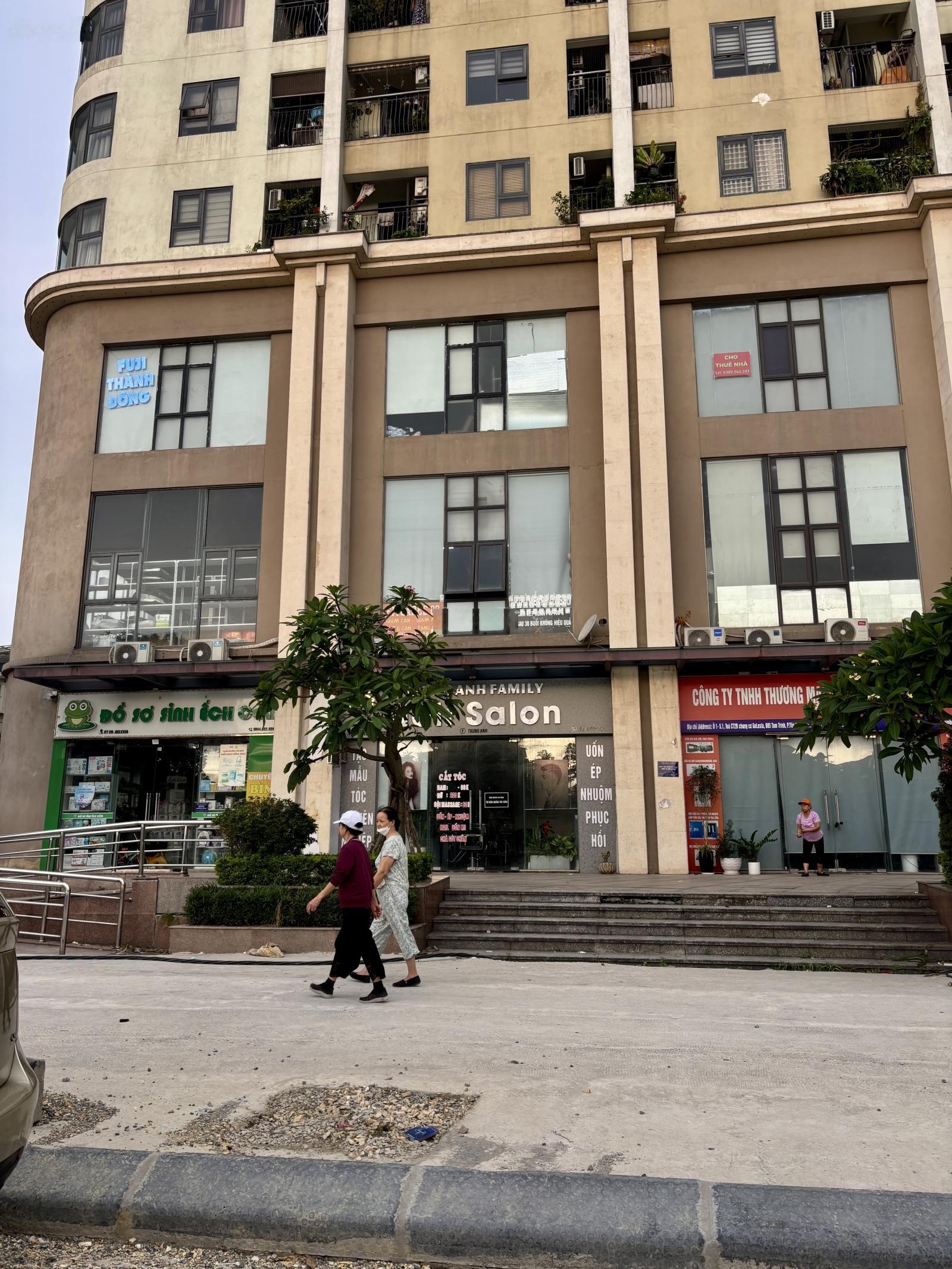 Căn đế chung cư Gelexia Riverside 885 Tam Trinh 166,3m2 - 2 tầng - 15,8 tỷ - kinh doanh