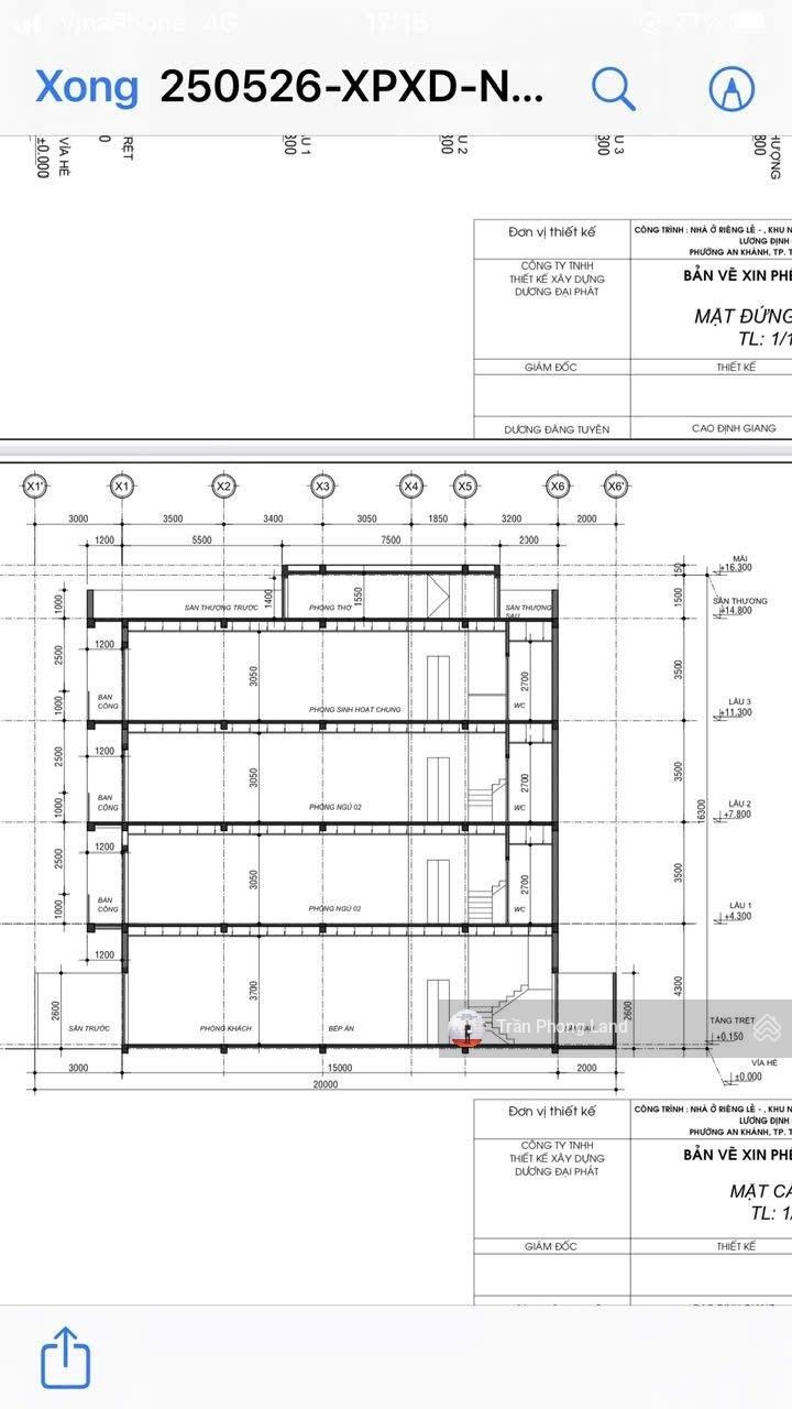 Chính chủ cho thuê nhà mặt tiền 2C Đường Số 45, P. An Khánh, Q2, 5x20m, trệt 3 lầu, 0908140491