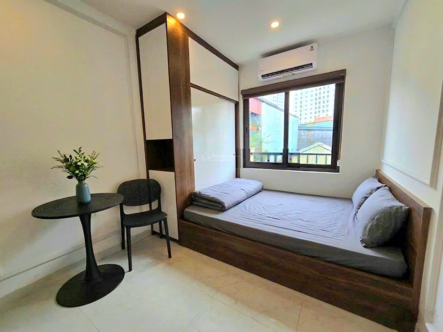 Toà CHDV Hồng Mai, 50.7m2*6T, MT 5.5m, 18 phòng KK, ngõ thông 3m, đủ GPXD/PCCC, dòng tiền 7%/năm!