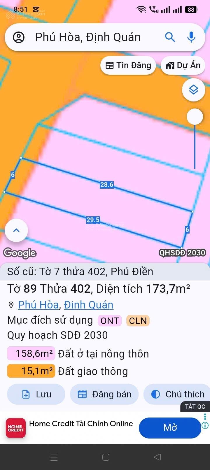 Bán Đất Tà Lài, Phú Điền, Tân Phú giá cực chất 700 triệu, 173.7m2