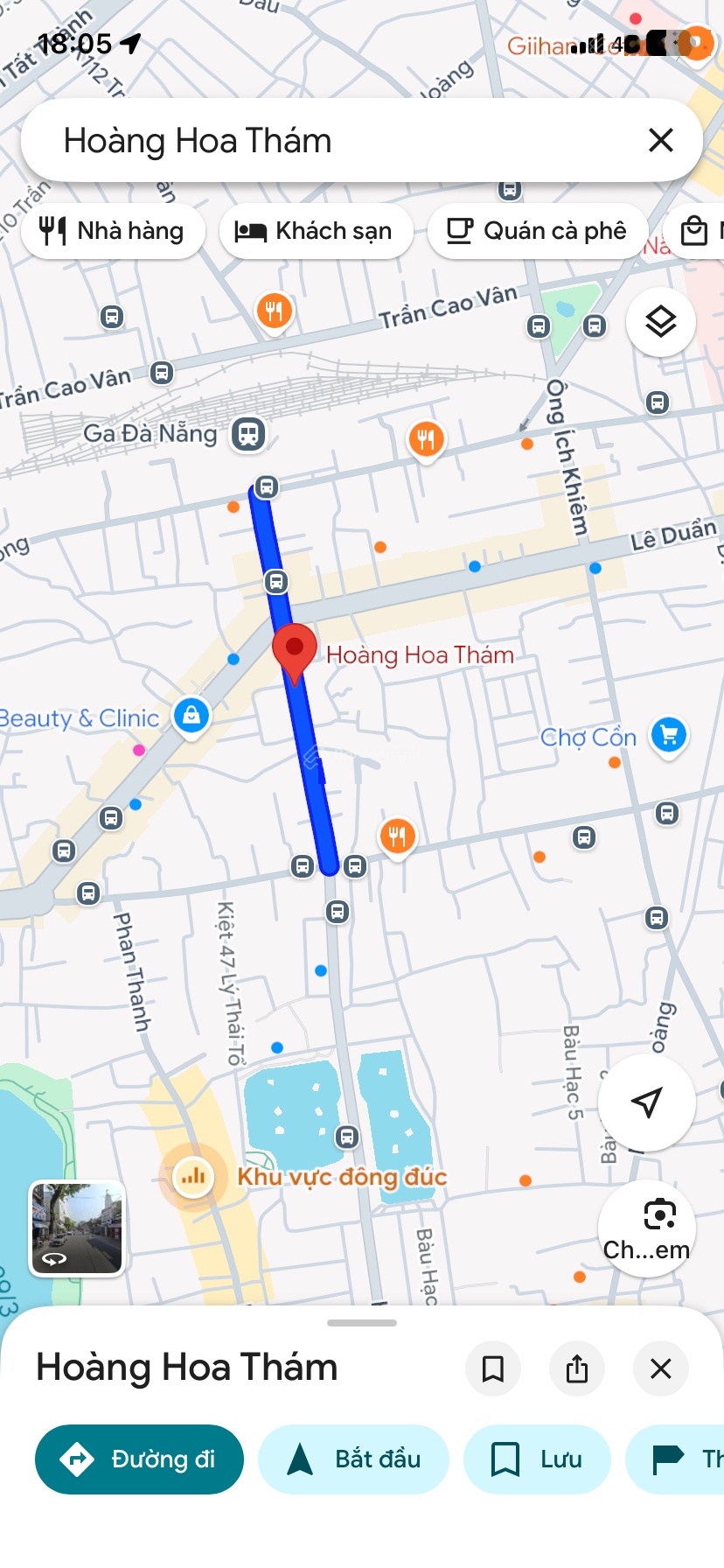 Bán nhà mặt tiền đường hoàng hoa thám giá chỉ bằng giá nhà nước