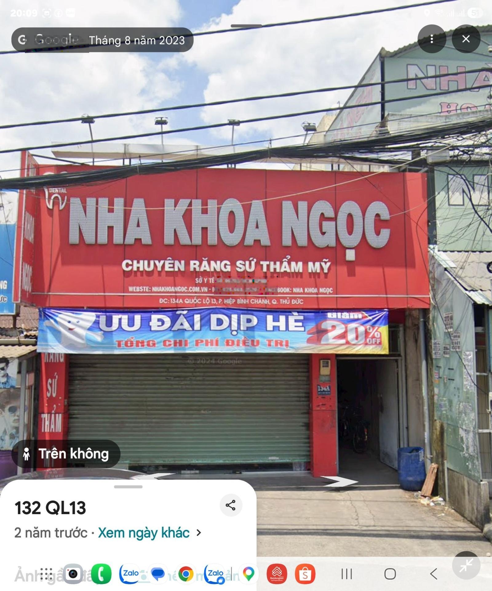 Chính chủ bán nhà mặt tiền Quốc Lộ 13 ngay gần Ngã tư Bình Triệu. Cách chợ Bình Triệu 100 mét