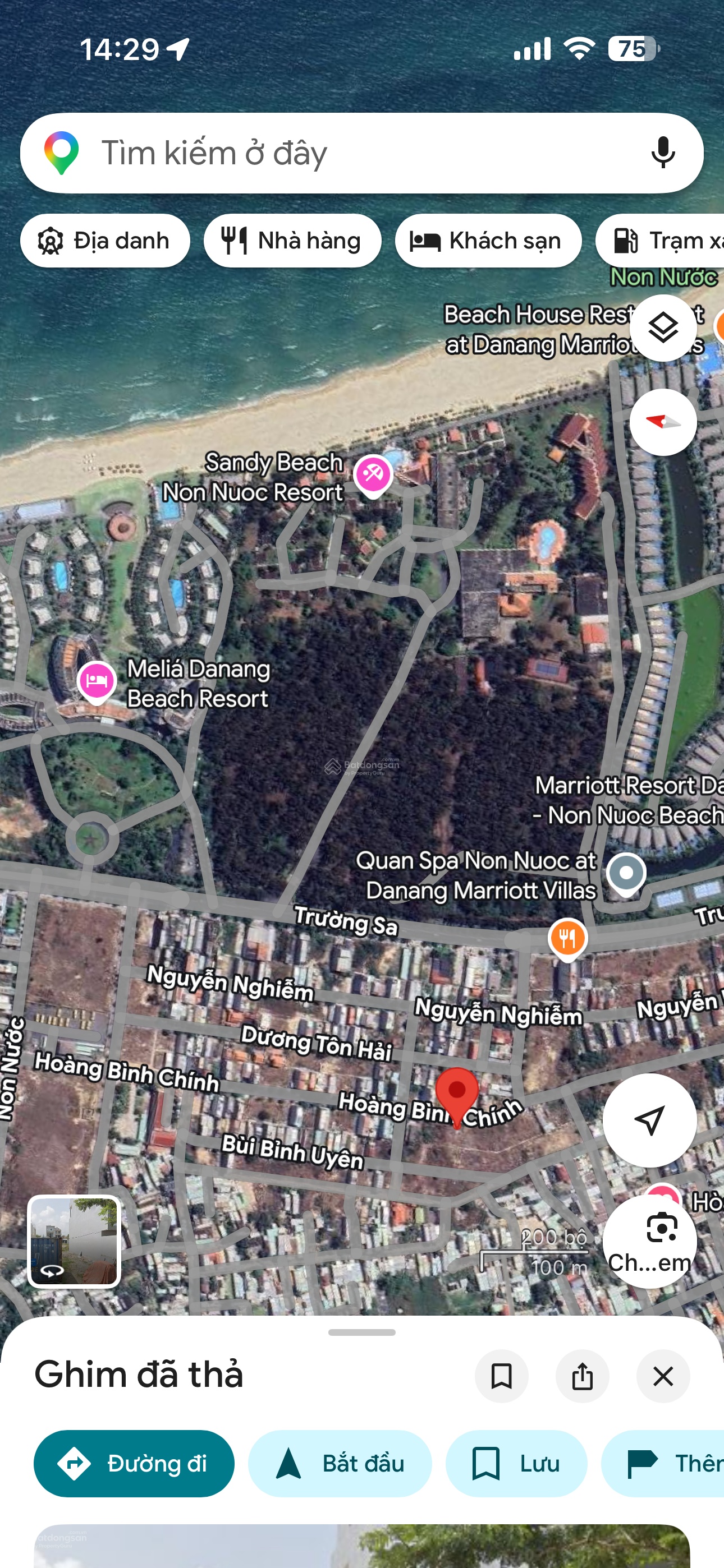 Bán cặp đất biển đường Hoàng Bình Chính