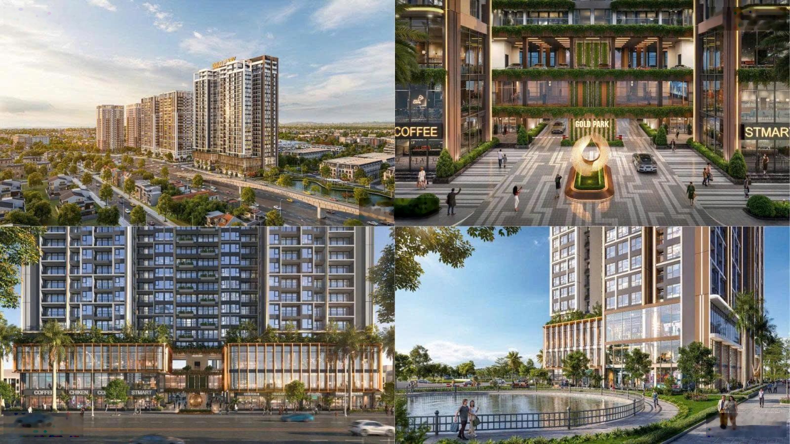 Quỹ căn độc quyền tầng 15-19 tại chung cư cao cấp Gold Park, căn hộ 1PN+, 2PN, 3PN