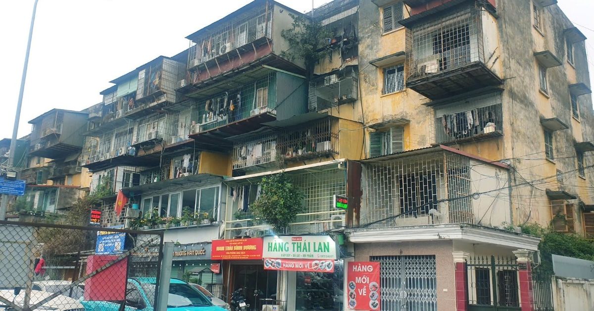 “Sóng ăn theo” đã lan đến nhà tập thể cũ