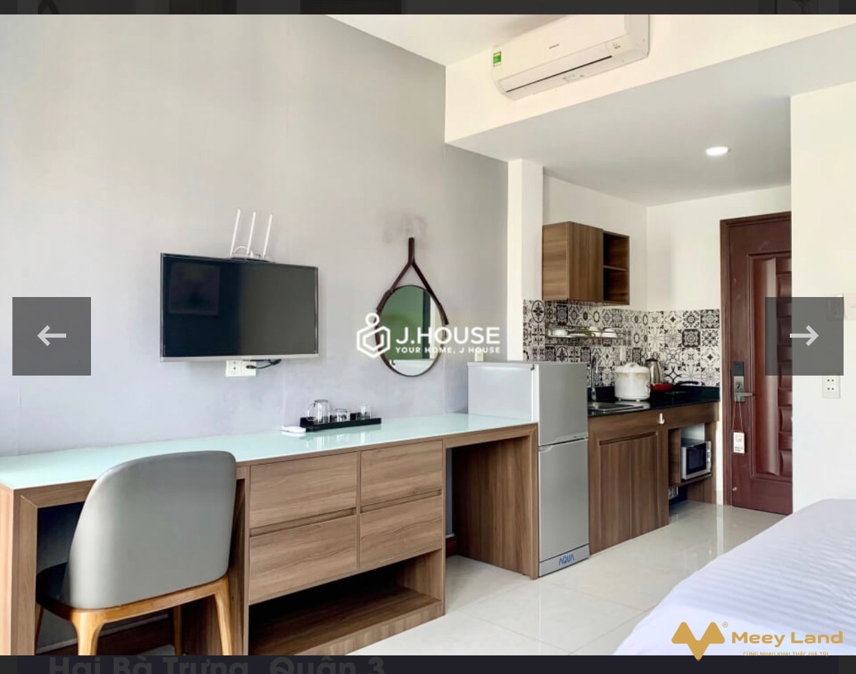 Studio ban công full nội thất gần chợ Tân Định Quận 1
