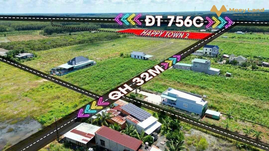 Đất ngay khu công nghiệp mặt tiền đường thông giá siêu ngộp