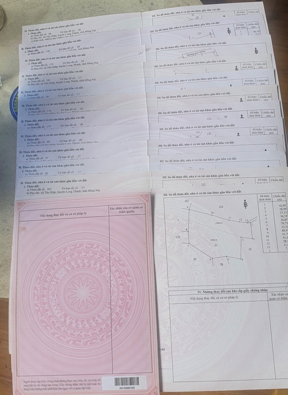 Bán 23 ha đất, đường Tân Hiệp, Long Thành, Đồng Nai, giá 414 tỷ