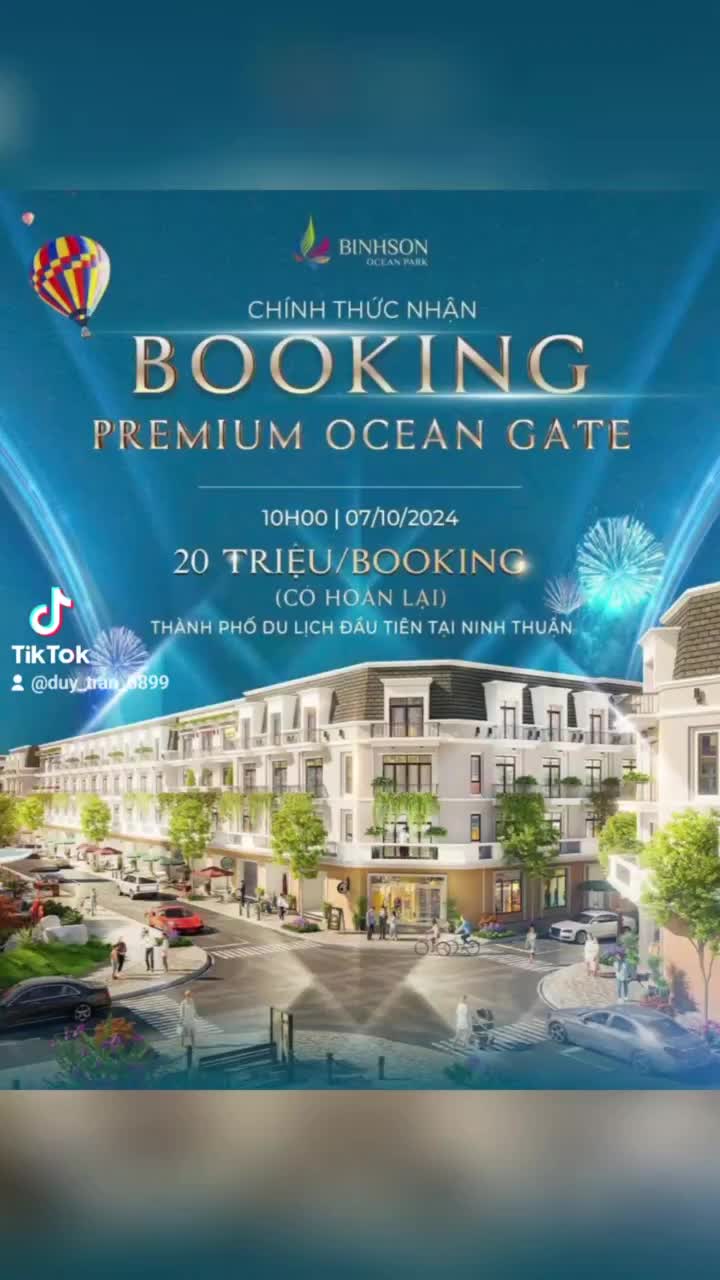 Mở bán shophouse sát biển 360m2 tại Bình Sơn Ocean Park
