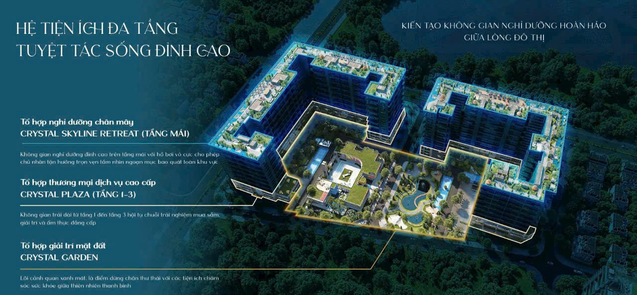 Siêu phẩm căn hộ hàng hiệu Noble Crystal Long Biên cạnh Vin Hamony