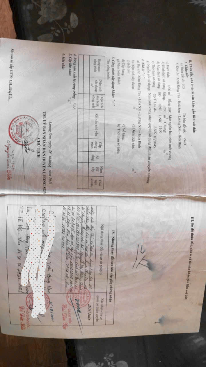 Nhờ bán siêu phẩm trục chính Hoà Sơn 1200m -100m ONT view cao thoáng, lô đất đẹp nằm trên trục chính đường