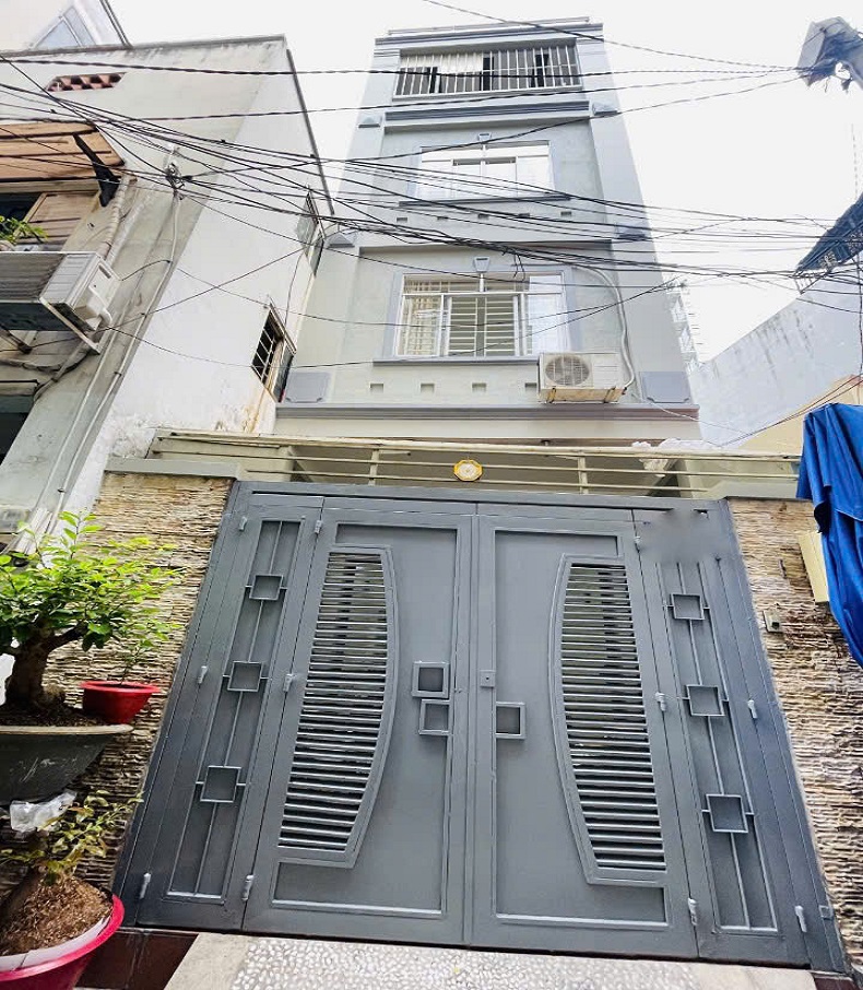 Bán căn hộ dịch vụ hẻm xe hơi đường 3/2, phường 11, diện tích 86m2, 4 tầng, nở hậu, 10 phòng cho thuê