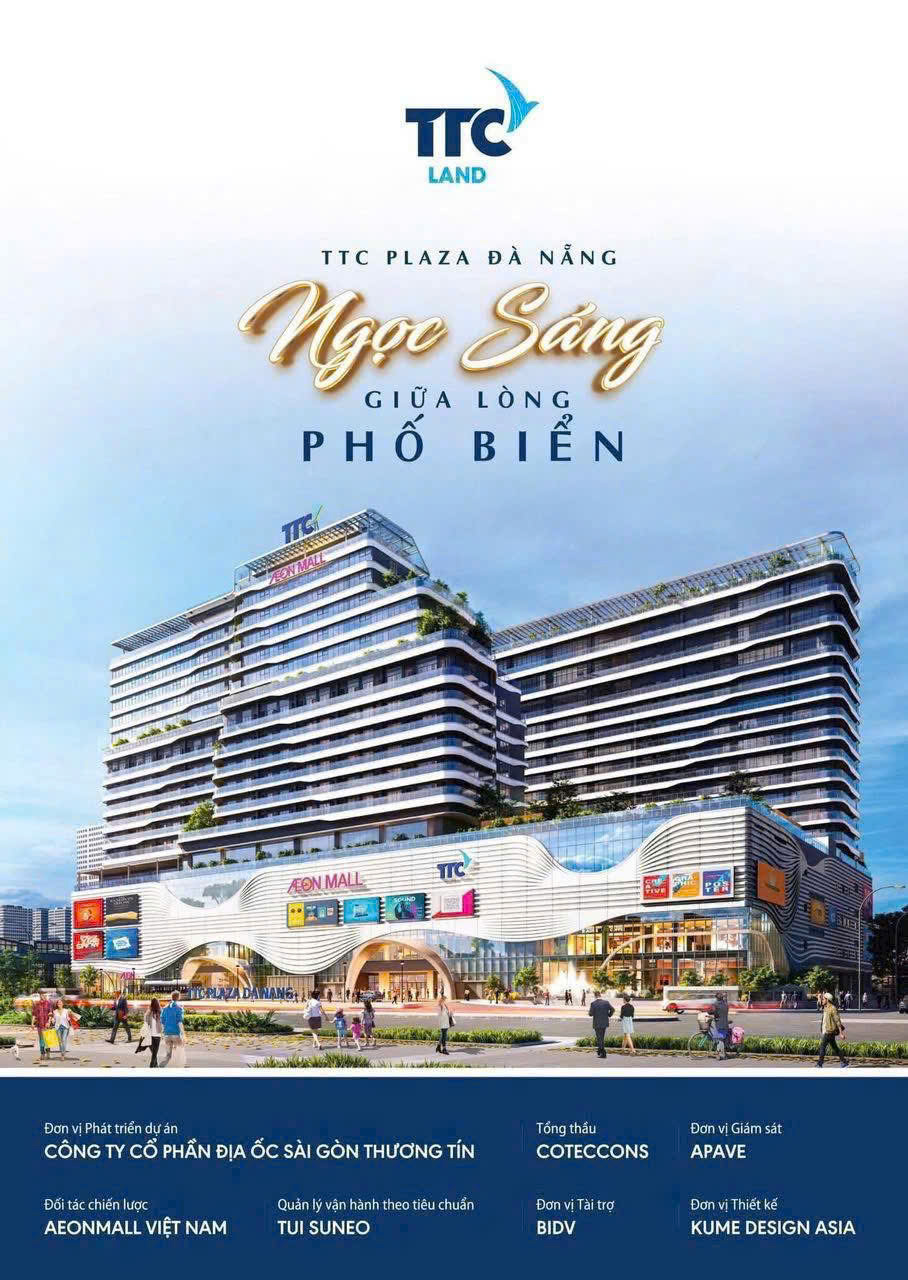 Đặt chỗ sớm căn hộ dự án TTC Plaza Đà Nẵng
