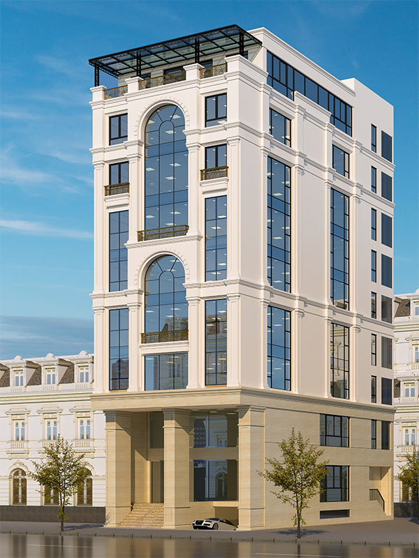 Mặt phố Nguyễn Khang, Cầu Giấy, lô góc 8 tầng có hầm mới