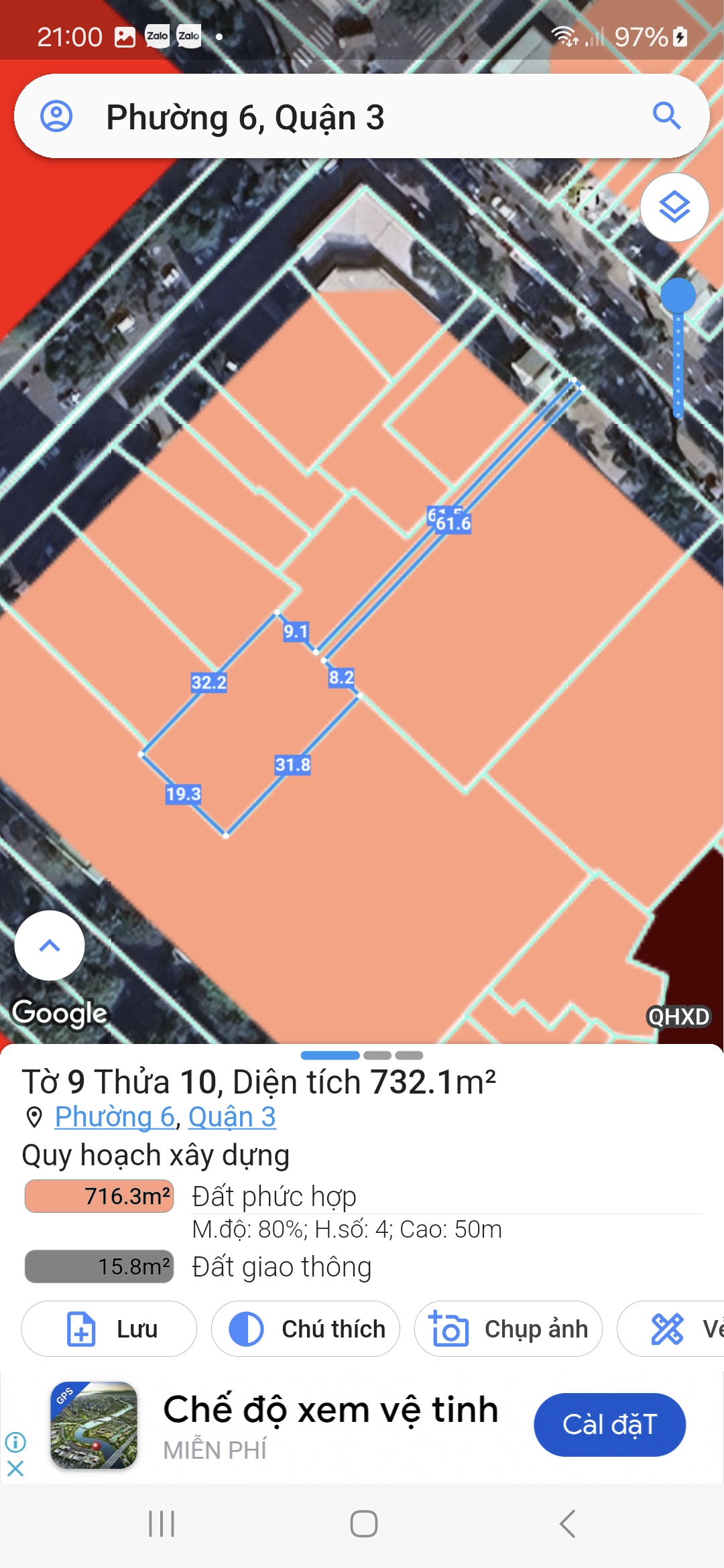 Bán đất mặt tiền Pasteur quận 3, Hồ Chí Minh, giá 3,3 tỷ