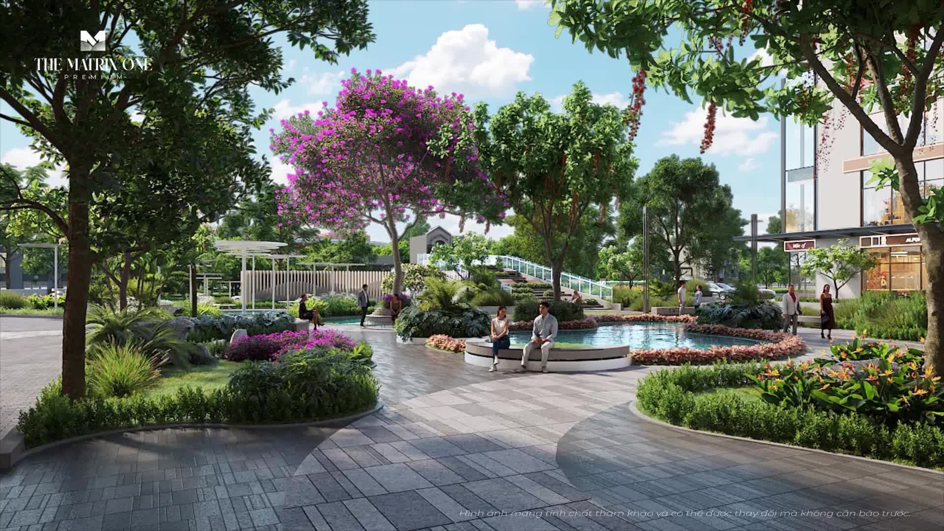 Mở bán căn hộ 2 phòng ngủ ( 75,5m2 ) tòa The Luxe - phân khu Garden Apartment – The Matrix One Premium