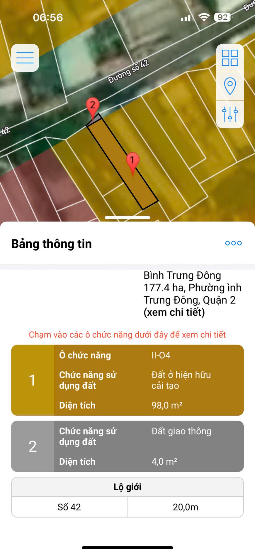 Bán đất mặt tiền đường 42 Bình Trưng Đông, quận 2, giá 11 tỷ