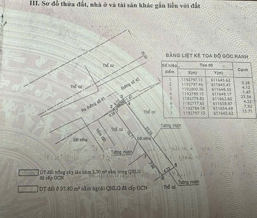 Bán đất mặt tiền đường 42 Bình Trưng Đông, quận 2, giá 11 tỷ