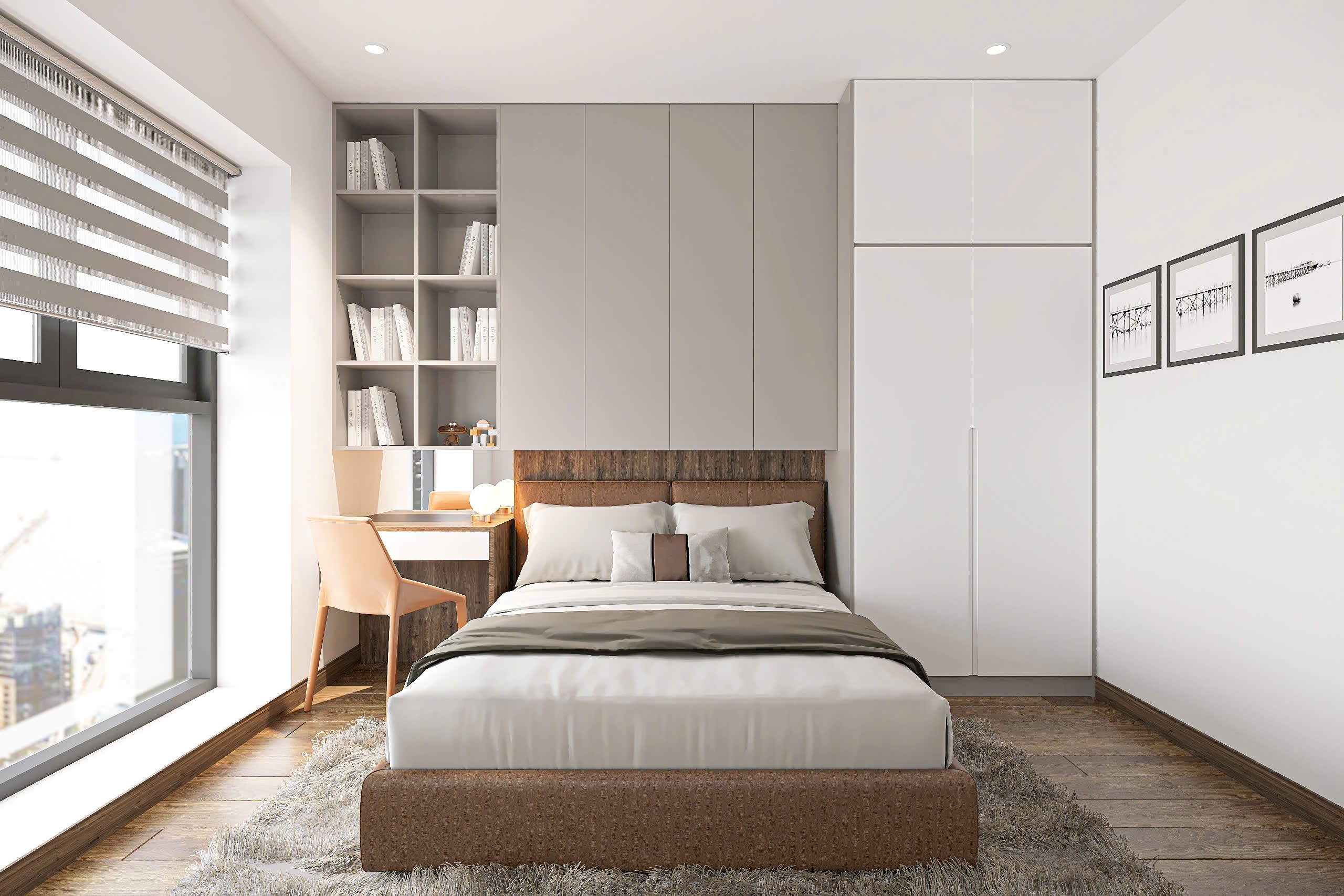 CH-16-10 - căn góc 2 phòng ngủ MIA Center Point tại 61 Ngô Thì Nhậm, Liên Chiểu, Đà Nẵng