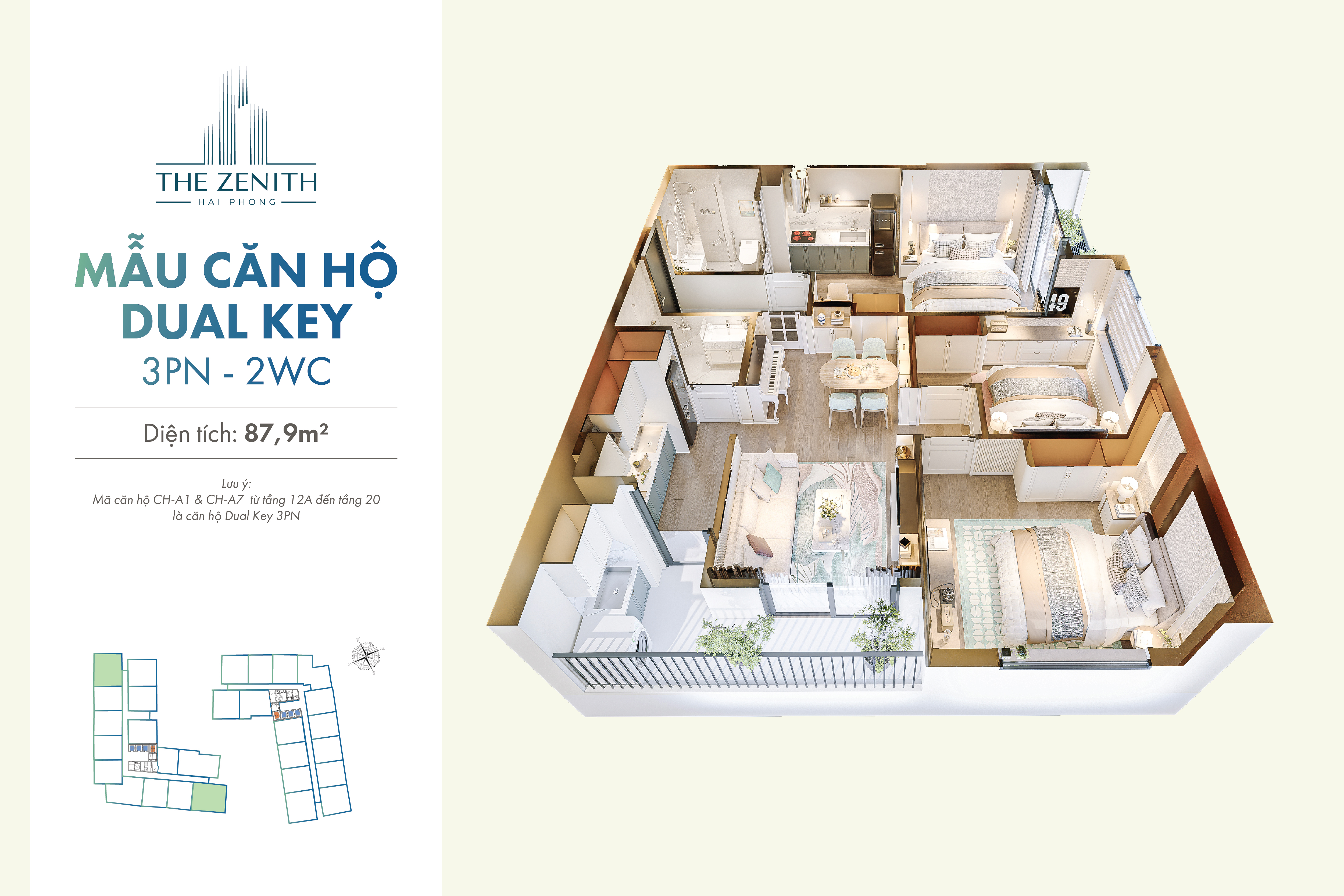 Chính thức mở bán căn hộ The Zenith Đồng Hoà, Kiến An, Hải Phòng