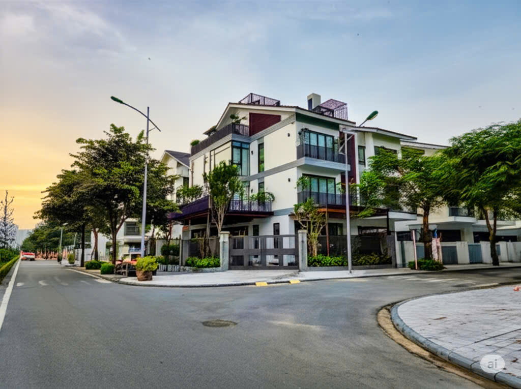 Biệt thự An Vượng gần Mỹ Đình - lô góc – 2 mặt tiền – gần công viên – an sinh tuyệt vời