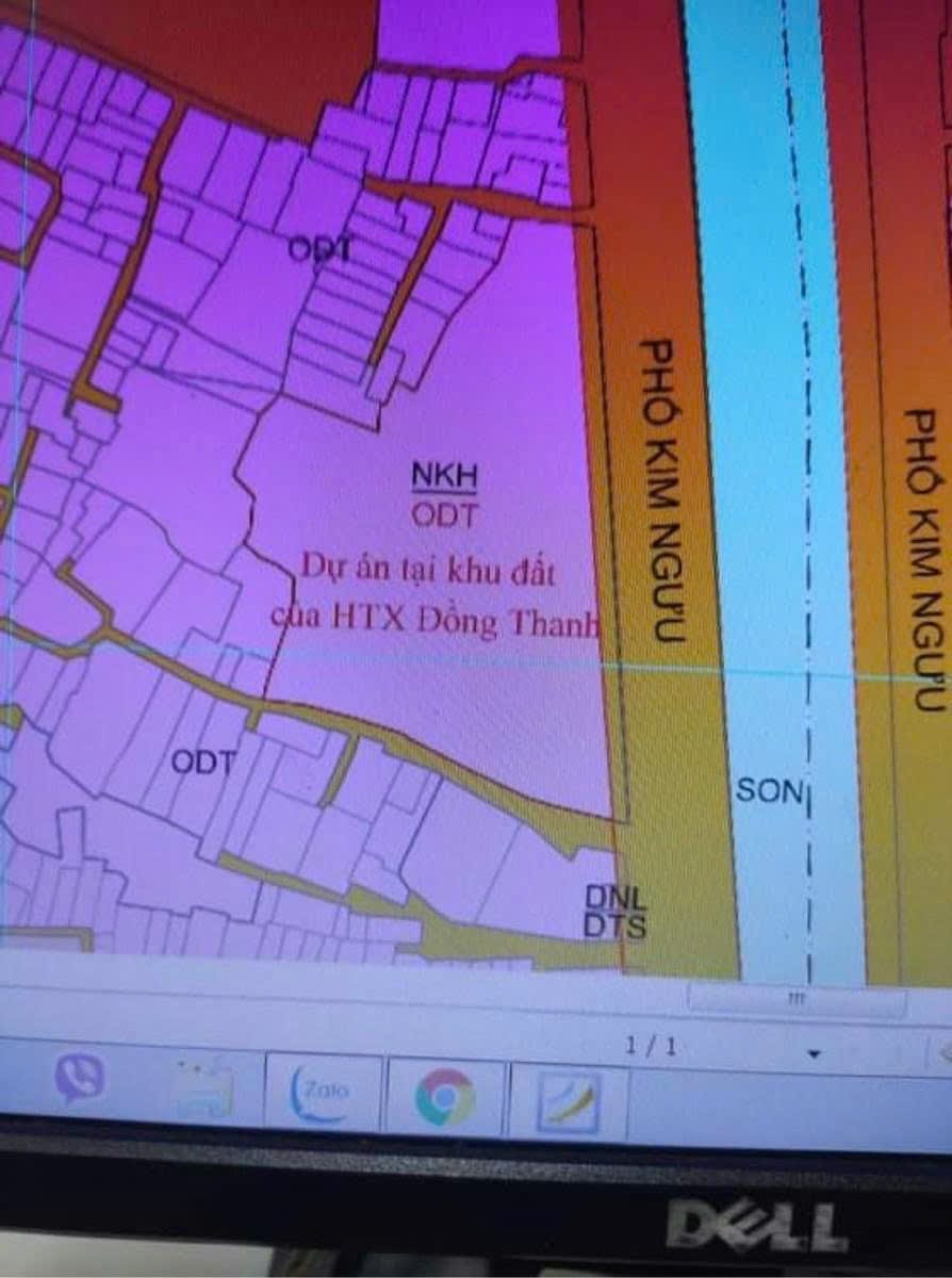 Bán mảnh đất vip mặt đường Kim Ngưu, 3.866m2, mặt tiền 100m