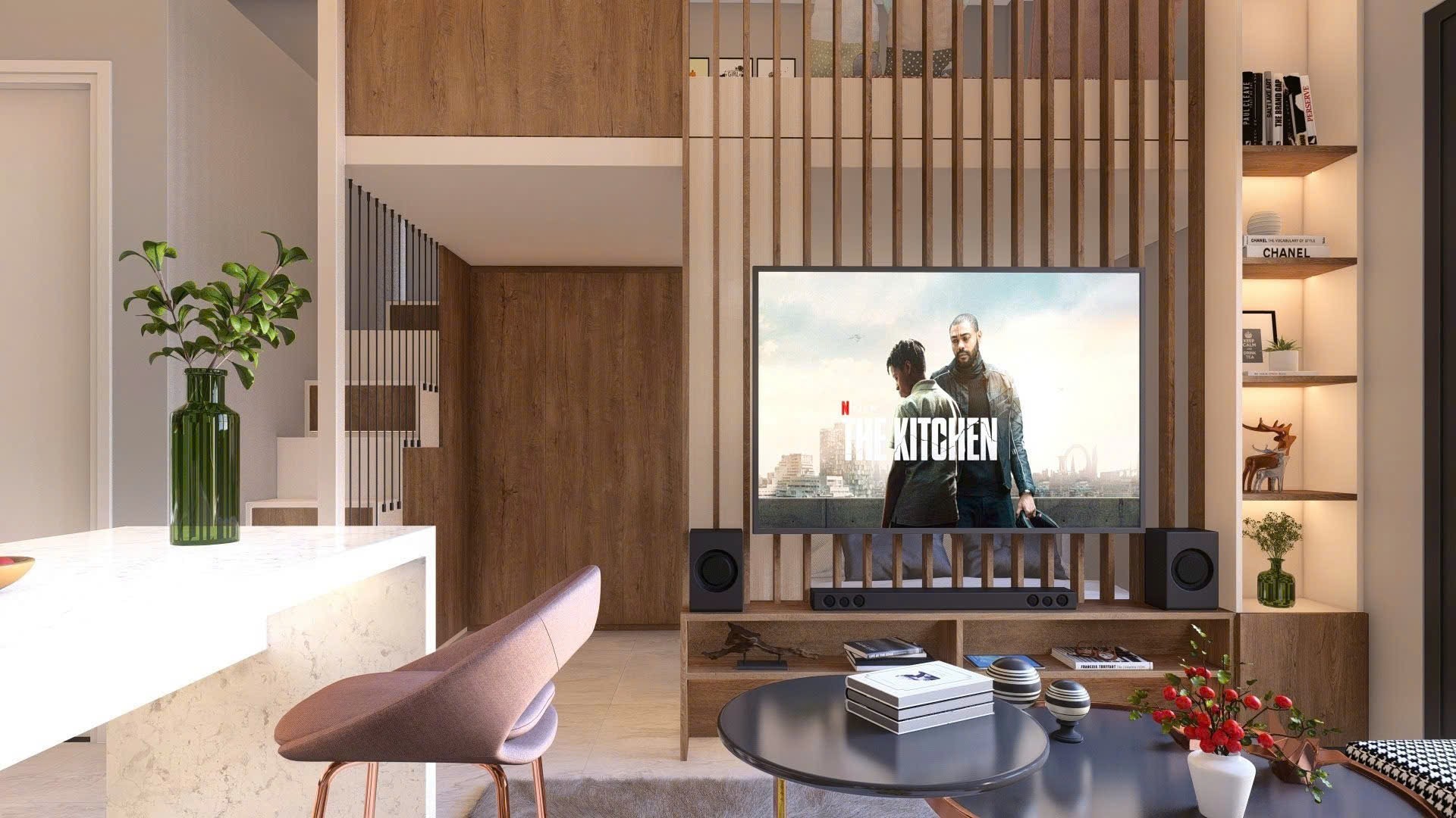 Bán nhà ở xã hội, 45m2, có nội thất, 2 phòng ngủ, gần Hóc Môn, thanh toán trước 200 triệu