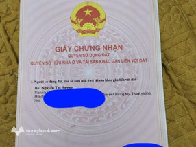 Bán đất thổ cư 84 m mặt tiền 47,2m, đường 3m Trường Yên - Phú Nghĩa - Hà Nội