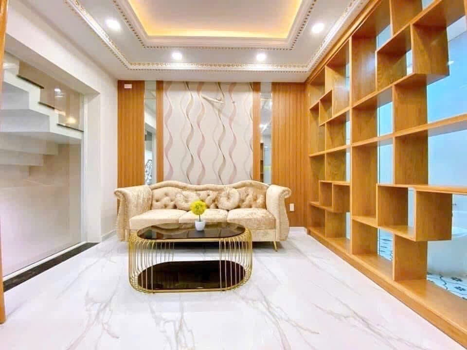 Bán nhà 4,5m x 14,47m, 5 tầng hẻm xe tải, thông ngay chợ An Nhơn