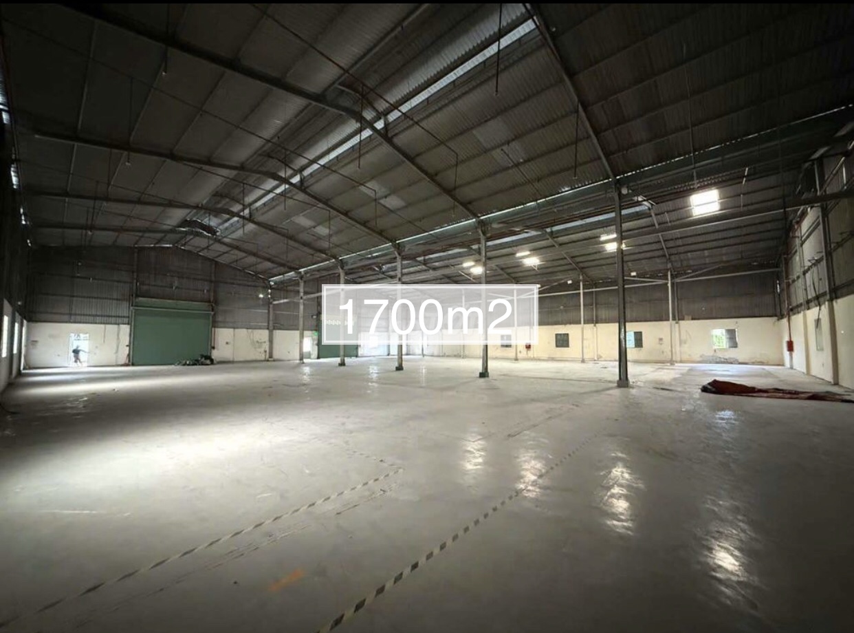 Bán cho thuê nhà xưởng 1700m2 Thạnh Xuân, quận 12
